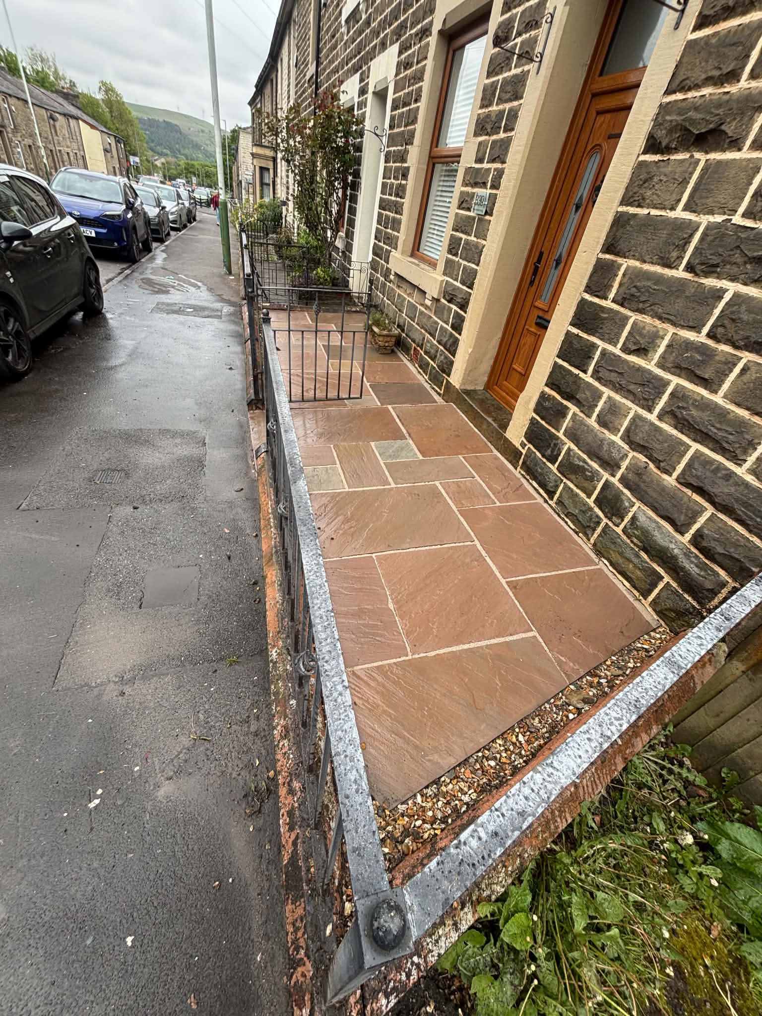 Patio after cleaning